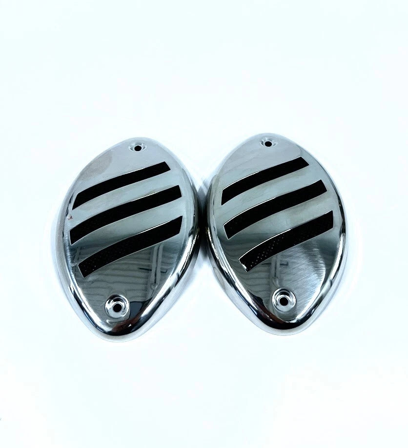 Marinco 11080SC-SS, Grill Vertical Style Steel, 2 Pack