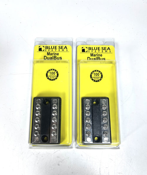 '- - Blue Sea Systems 2701, Marine Dual Bus Terminal 100 Amperes - 2 Pack