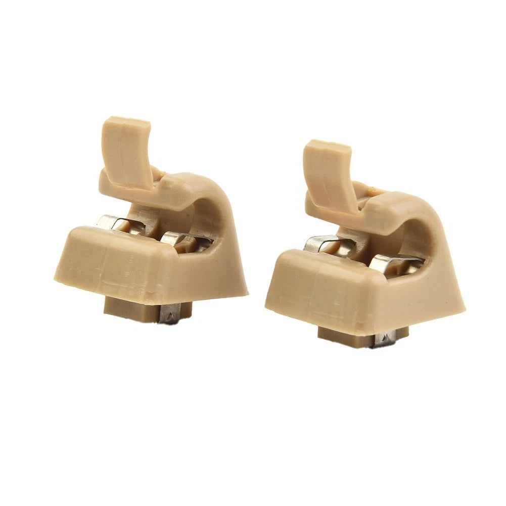 For 2* Sun Visor-Clips Holders for Mercedes W123 W124 W126 W140 W201 SET OF for