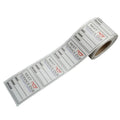 200pcs Oil Change Stickers Next Service Due Reminder Roll Car Window Sheet Label