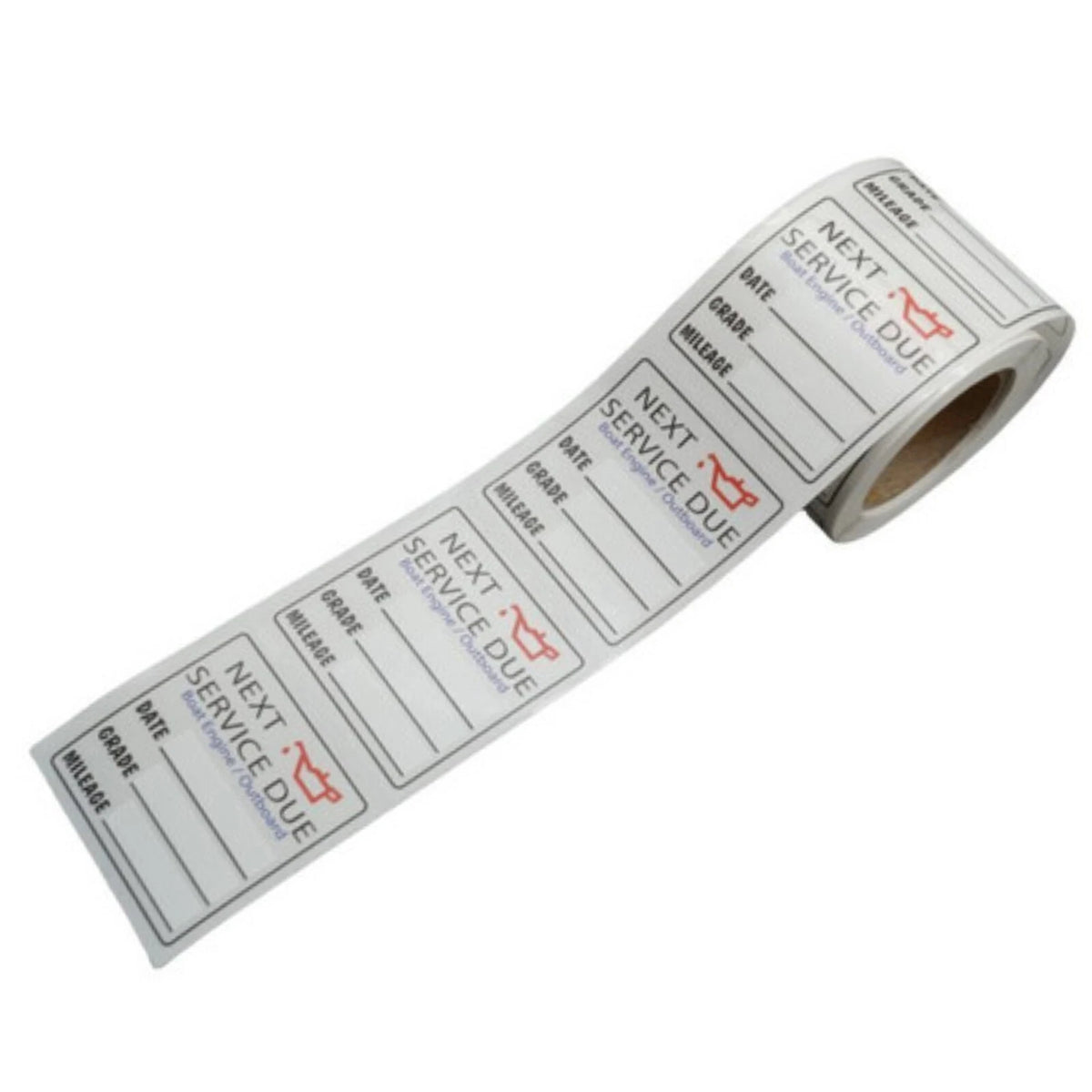 200pcs Oil Change Stickers Next Service Due Reminder Roll Car Window Sheet Label