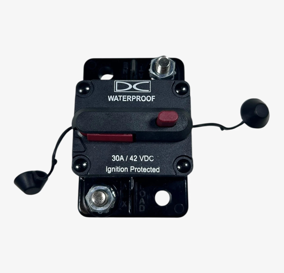 DC Water Proof, Ignition Protected 30A / 42 VDC Circuit Breaker