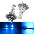 Bright H7 3570 LED 8000K Ice Blue Headlight Bulbs Kit High Low Beam 2400LM