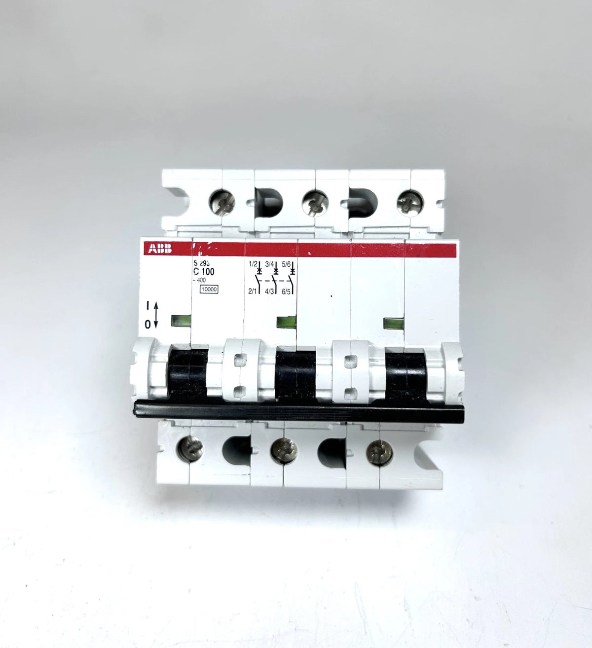 ABB S293, C100 277/480VAC 3 Pole Circuit Breaker Switch (chipped)