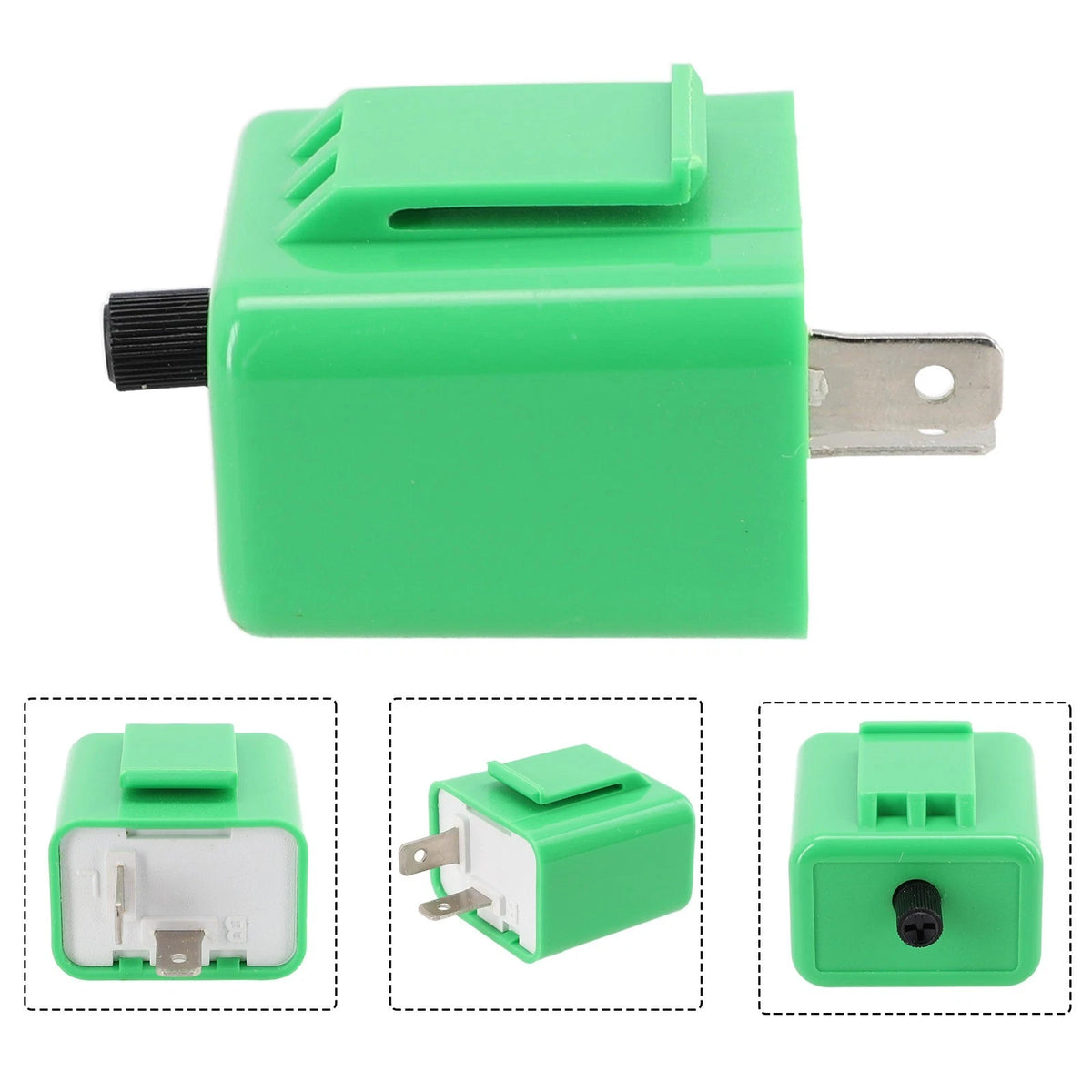 LED Adjustable Motorcycle Flasher Relay Turn Signal Indicator-Flas H for 2 Pin