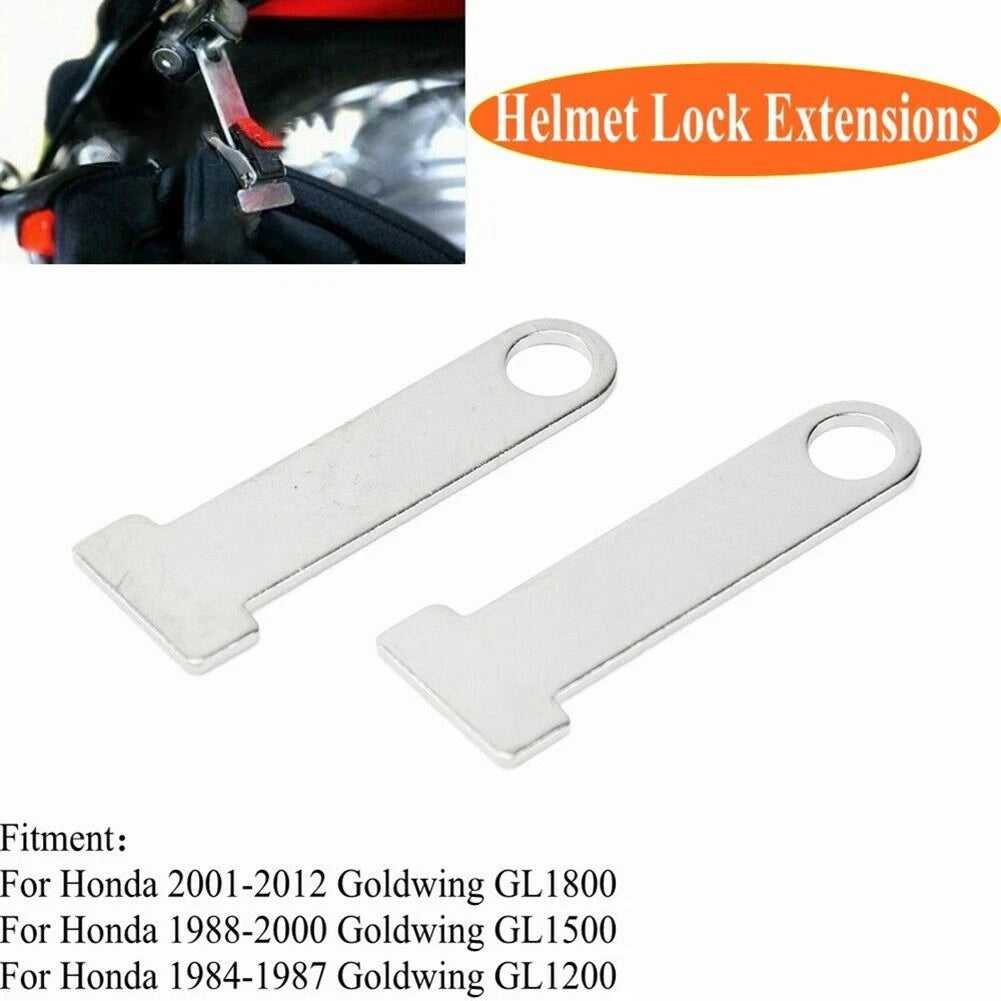 D-Ring Lock Extensions Helmet 1 Pair 3 1/2\" 1/4\" Stainless Steel