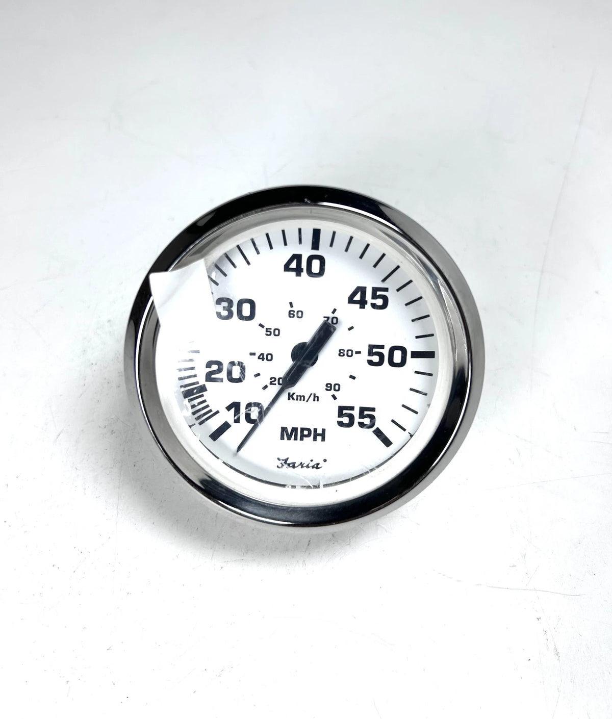 Faria SE9207A, Marine Boat Speedometer Gauge 3 1/4'' 10-55 MPH