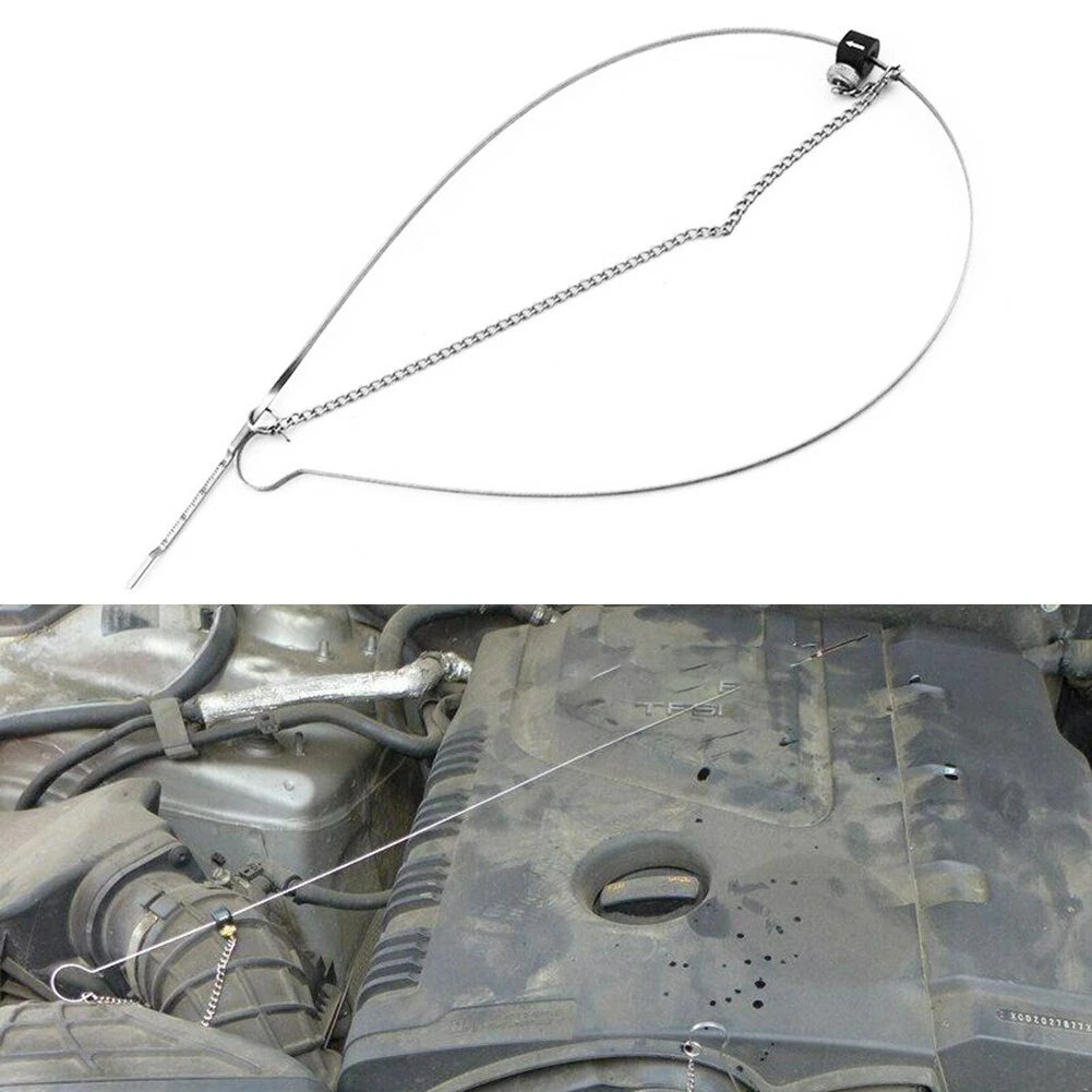 Adjustable Engine Oil Dipstick Gauge Tool for A6,A5,A4,3.2L 4.2L T40178