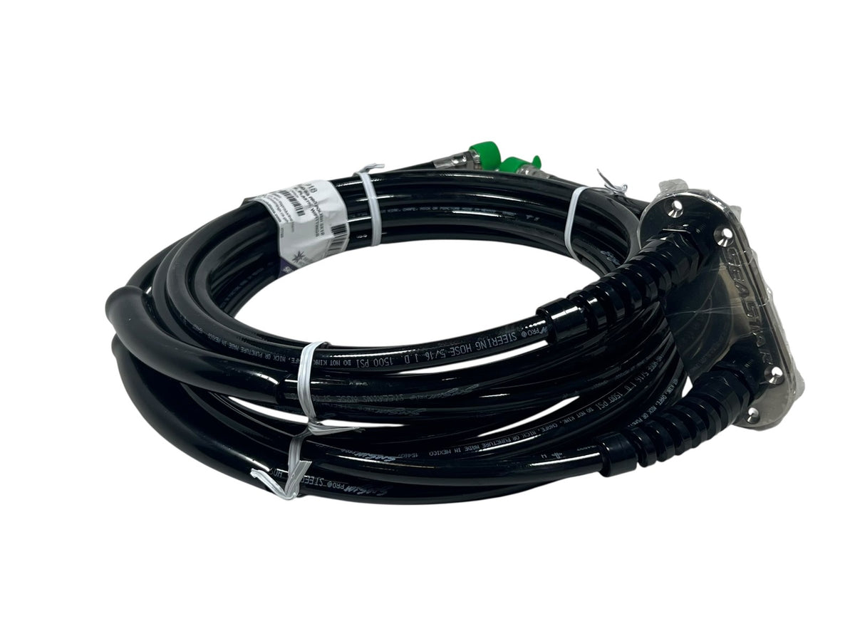 Seastar Solutions HO8918, Pro Double Bulkhead, 2 X 18FT Hose, SS, , OEM