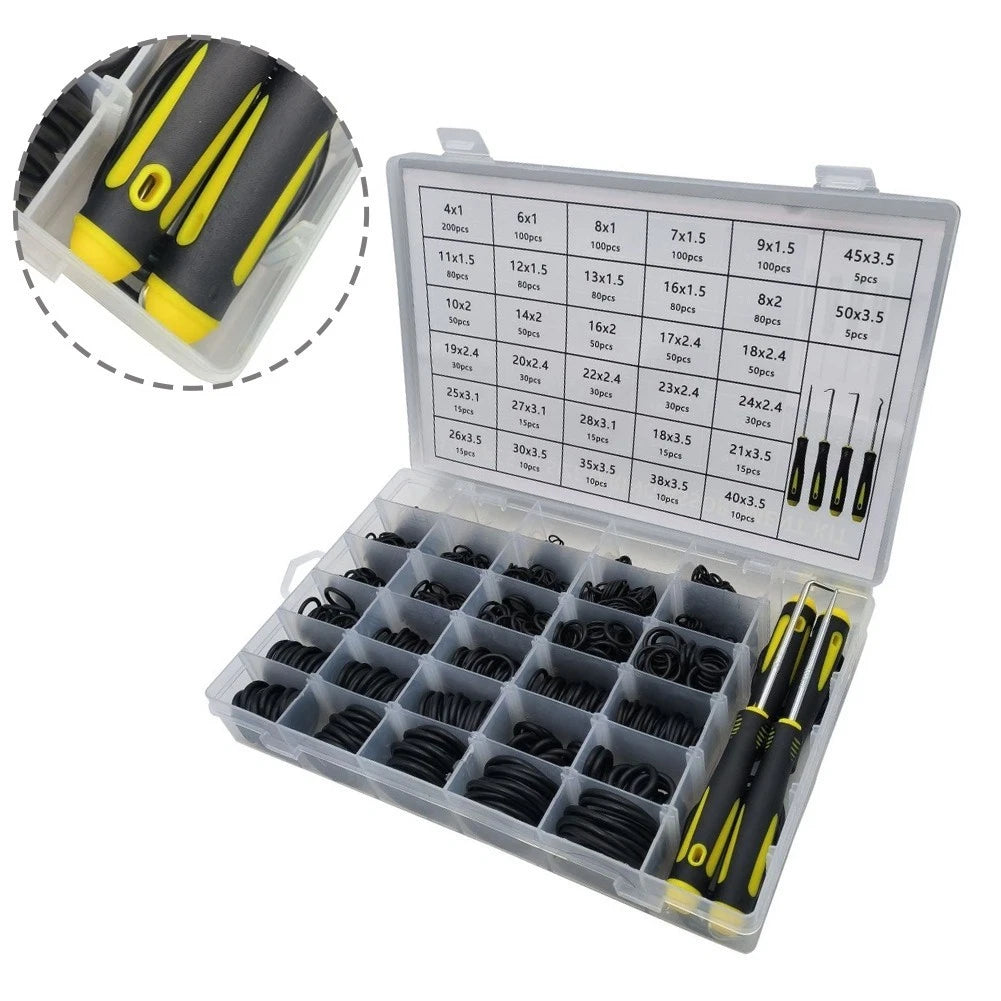 Nitrile Rubber Material O-Ring Kit 32 Sizes Included Precision Repairs