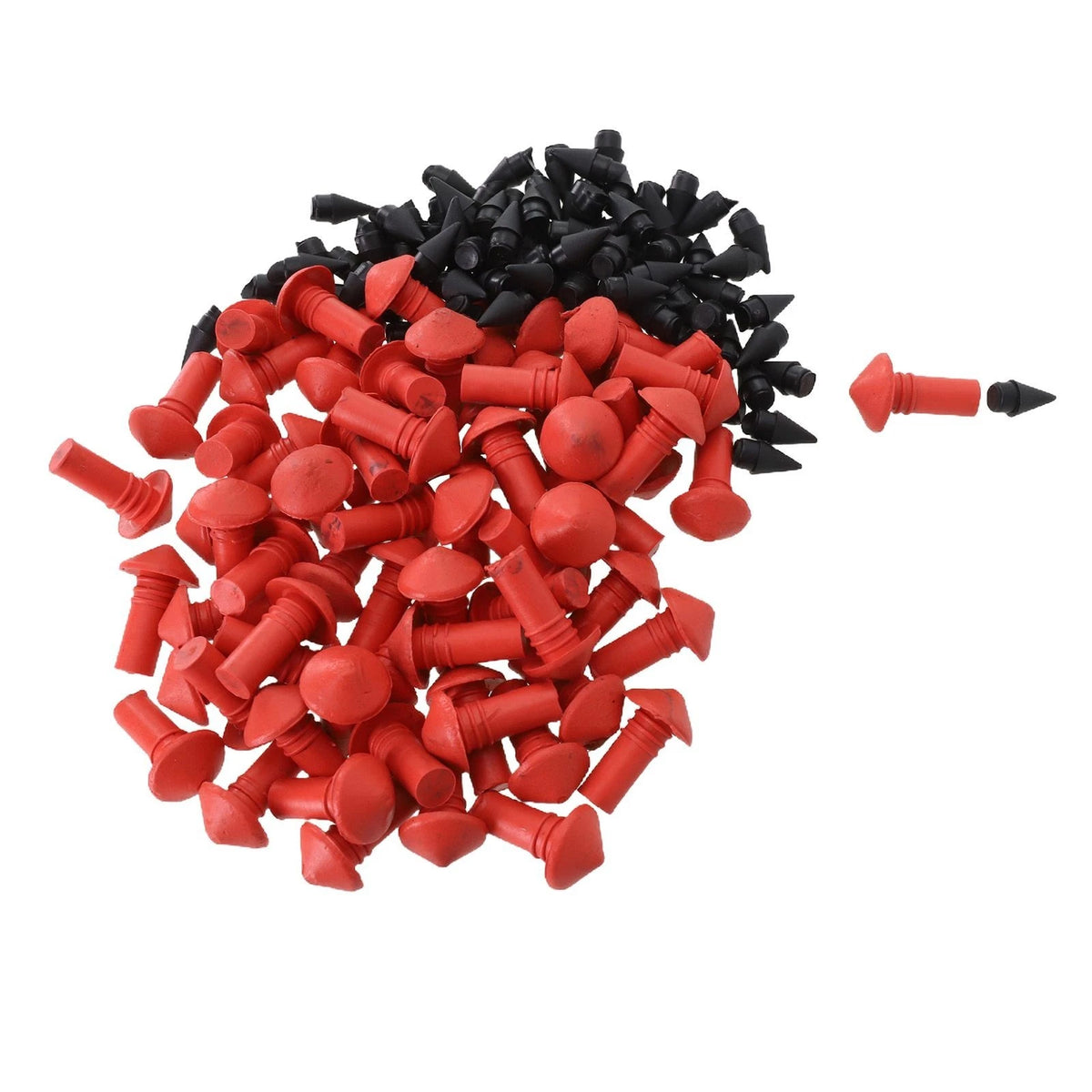 Trustworthy 180PCS Car Tire Repair Inserts Kit Mushroom Shaped Red Black