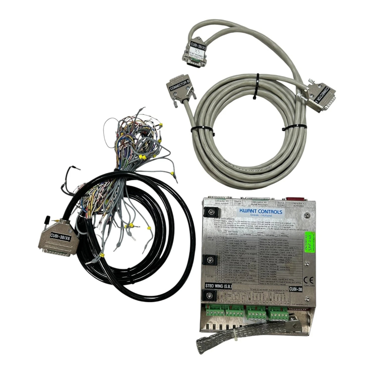 Kwant Controls 358.242 - STBD Wing Error Indicator Module with Harness Cables, OEM