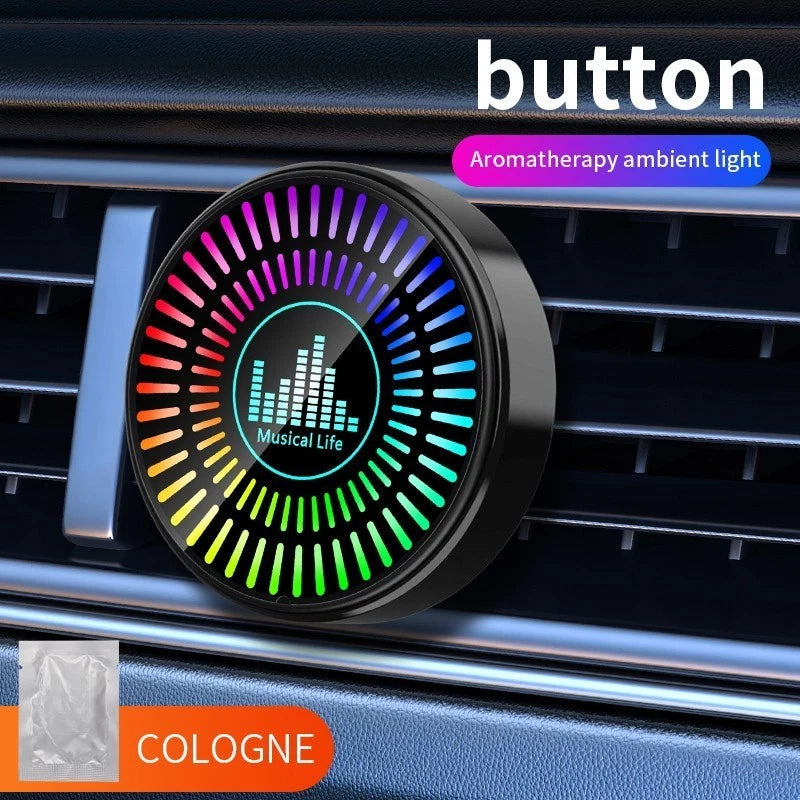 Music Sensing RGB LED Car Light Voice Activated for Sound Control for Air Vent
