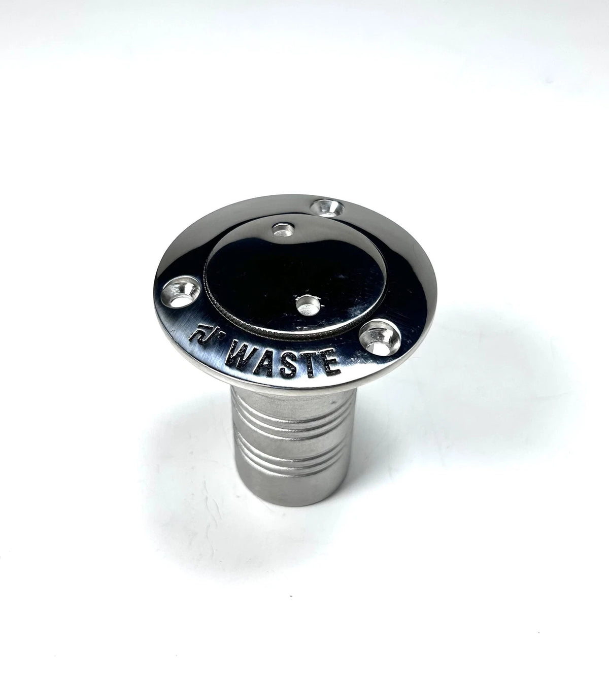 WhiteCap Marine Stainless Steel Boat Deck Fill Thru Hull Waste Port 3''