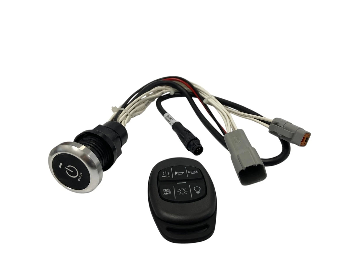 Wireless Key FOB Remote and Engine Start/Stop Switch