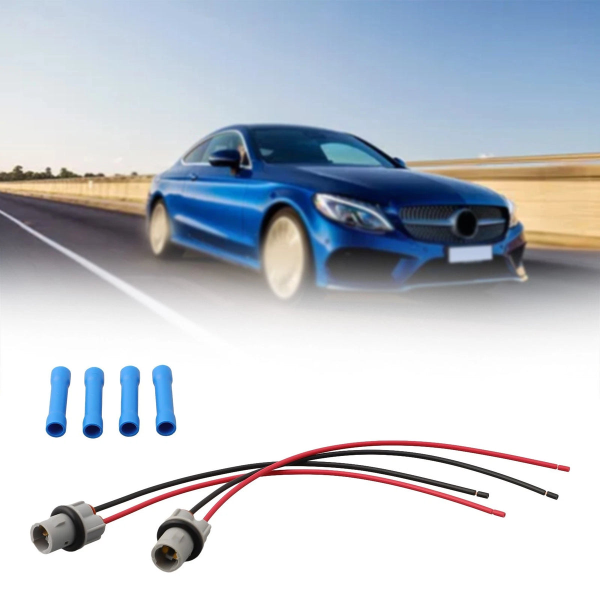 A-Pair-Side Marker Lamp Light Socket Wire Harness for Mercedes A000-5400966