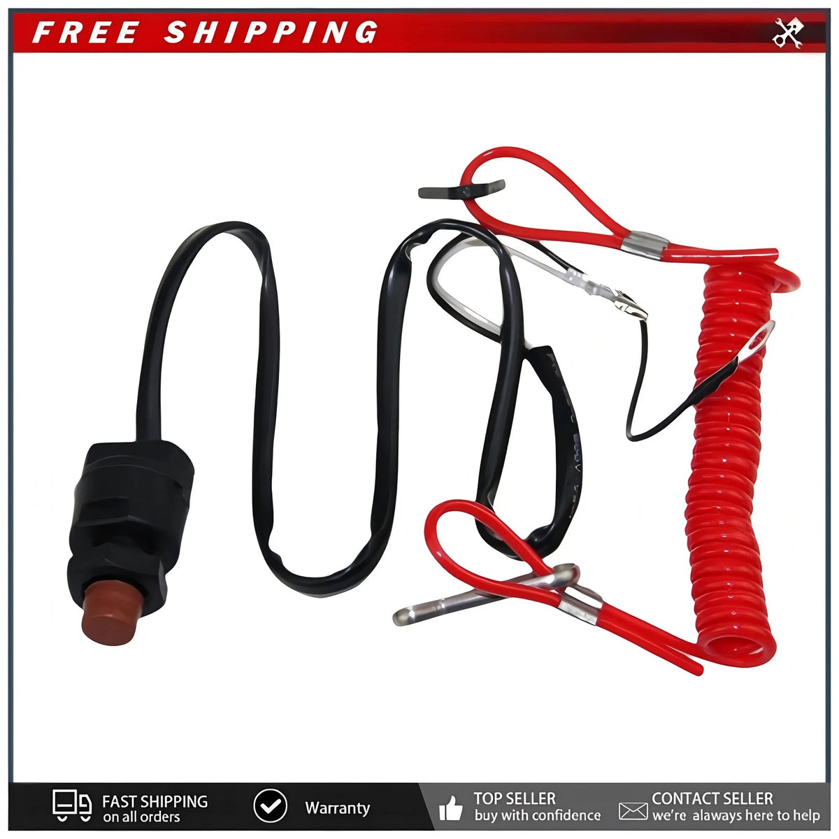 6E9-82575-02-0 0 Engine Stop Switch Assy for Yamaha Outboard Engine 2 Stroke
