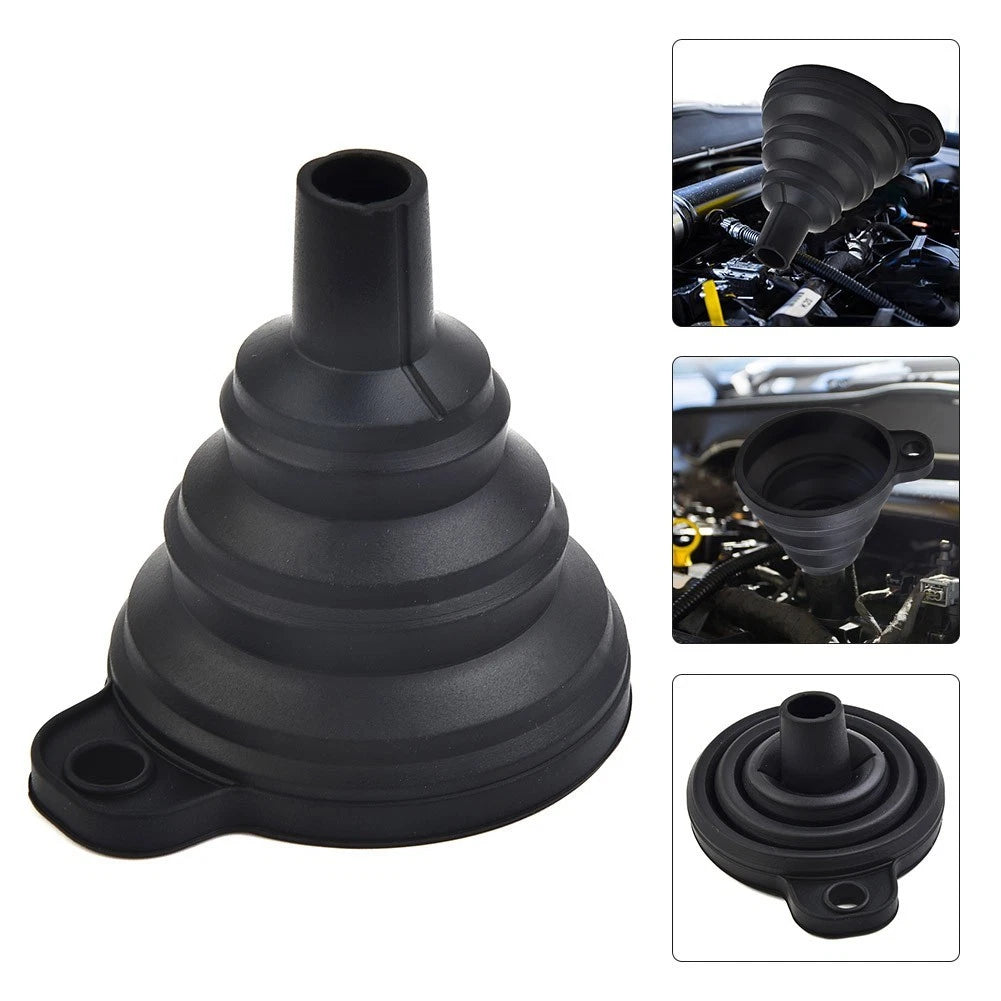 Compact and Multipurpose Collapsible Funnel for Petrol Diesel Easy to Store