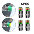Valve Cover Tire Pressure Tire Valve 4pcs/set Copper Core