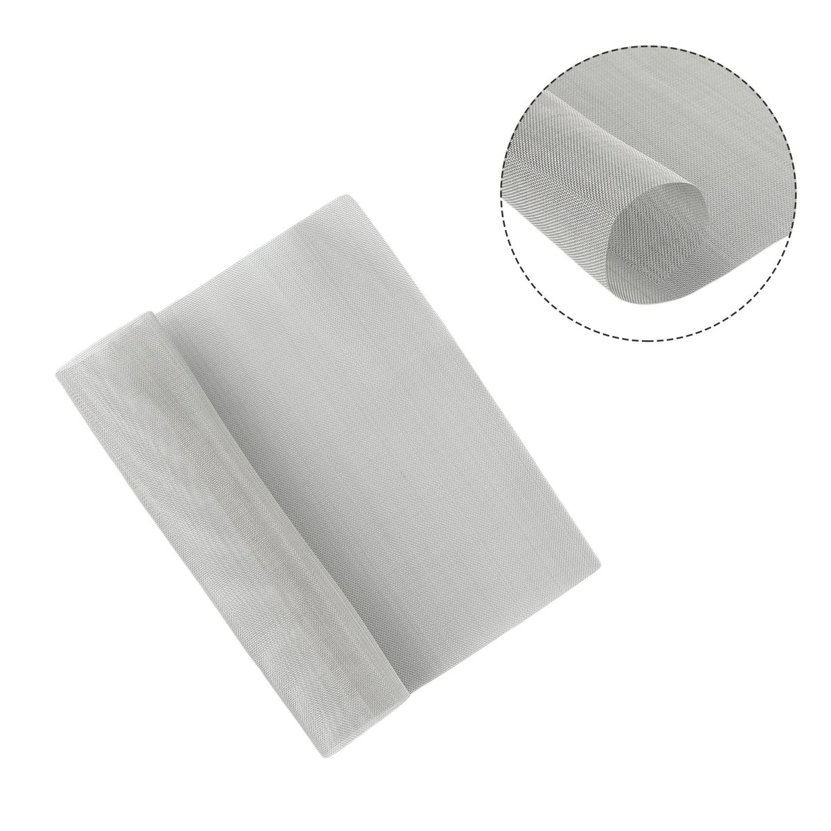 1x for Car Body Hood Vent Bumper Repair Stainless Steel Welding Meshes Silver