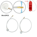 For 2 X Fluid Film Nozzle Extension Hose Kit For-aerosol Cans Spray