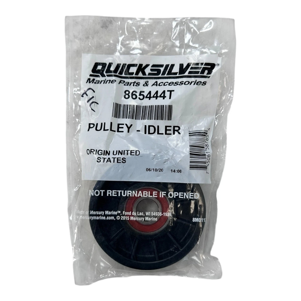 Mercury Quicksilver 865444T, Pulley Idler Assembly , OEM