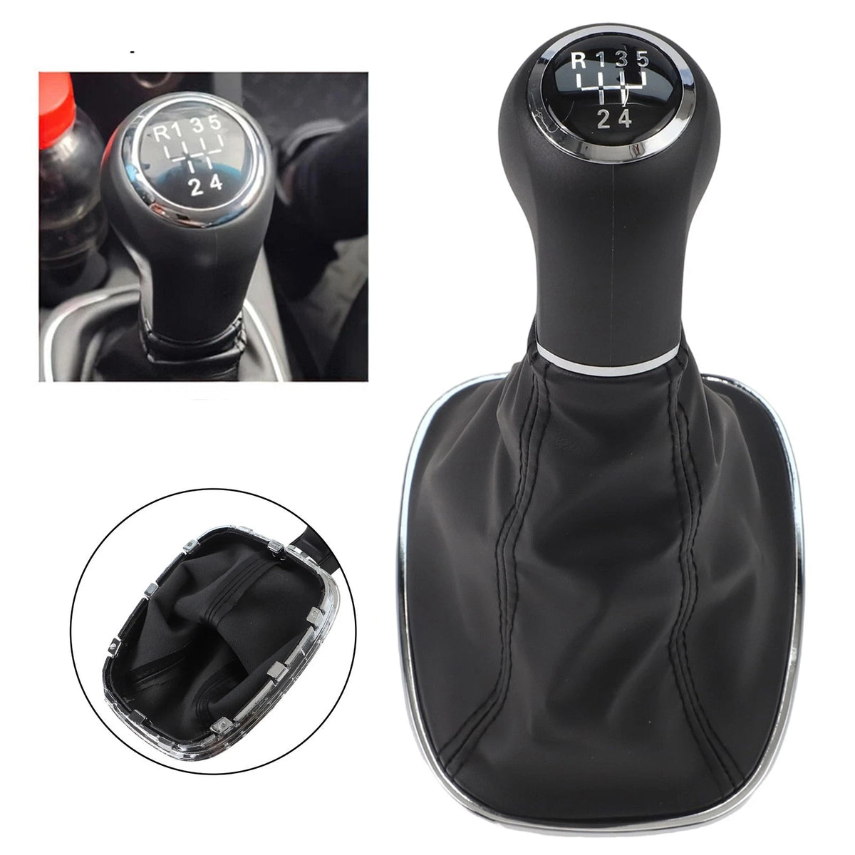 For Vauxhall 5 Speed Gear Shift Knob & Gaiter Boot for Corsa E Adam Models