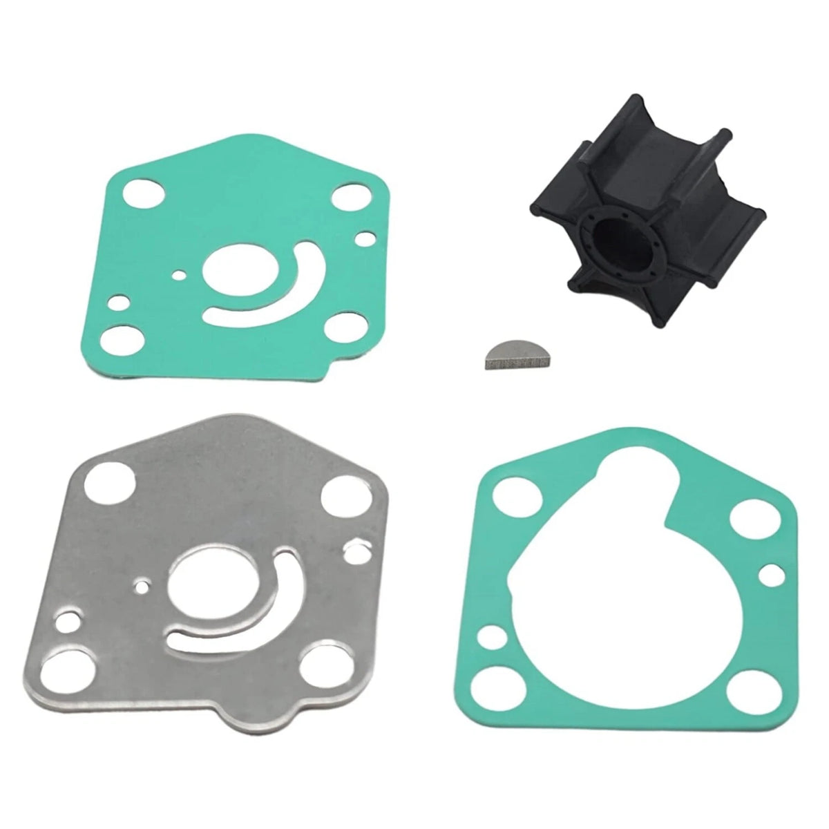 Water Pump Impeller Kit for Suzuki 4 Str Outboard DF9.9 DF15 Motor 17400-94J10