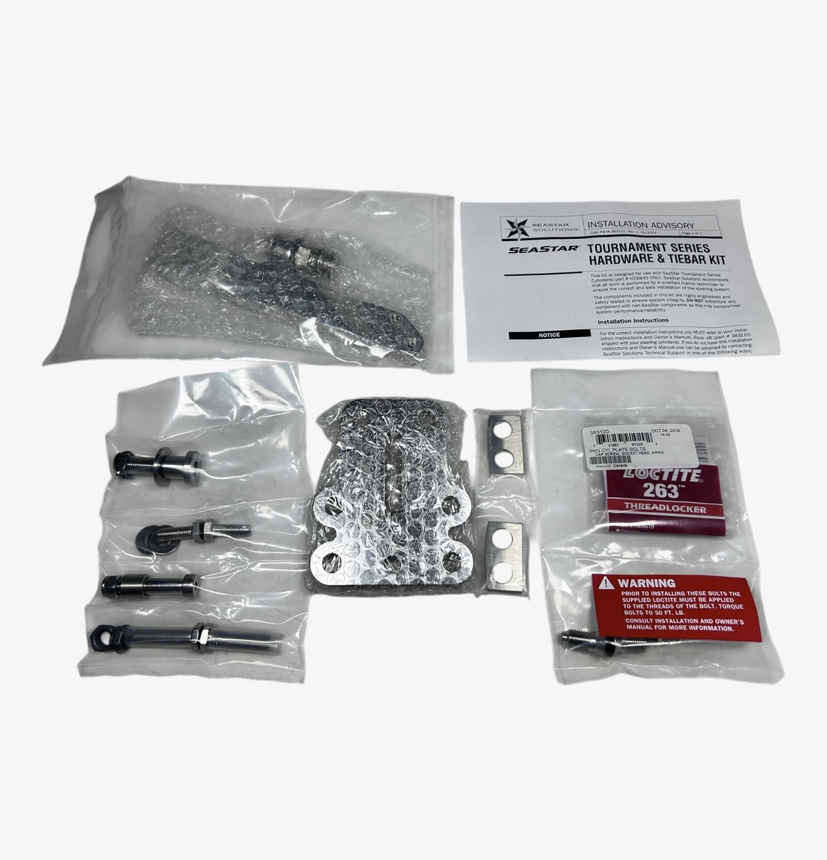 SeaStar Solutions HA6802, Marine Tournament 2, Mounting Plate Set Hardware Kit