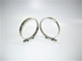 300110500 *QTY 2* Marine Boat Motor ¾" X 5" Min T-Bolt Exhaust Intake Hose Clamp