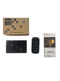 Koti 3 Gang Black Light Switch (240V 50-60-Hz) with Remote Controller ( )