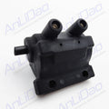 Harley Shovelhead Black 5 Ohm Ignition Coil Pack 65-79 31609-65A K482 16053