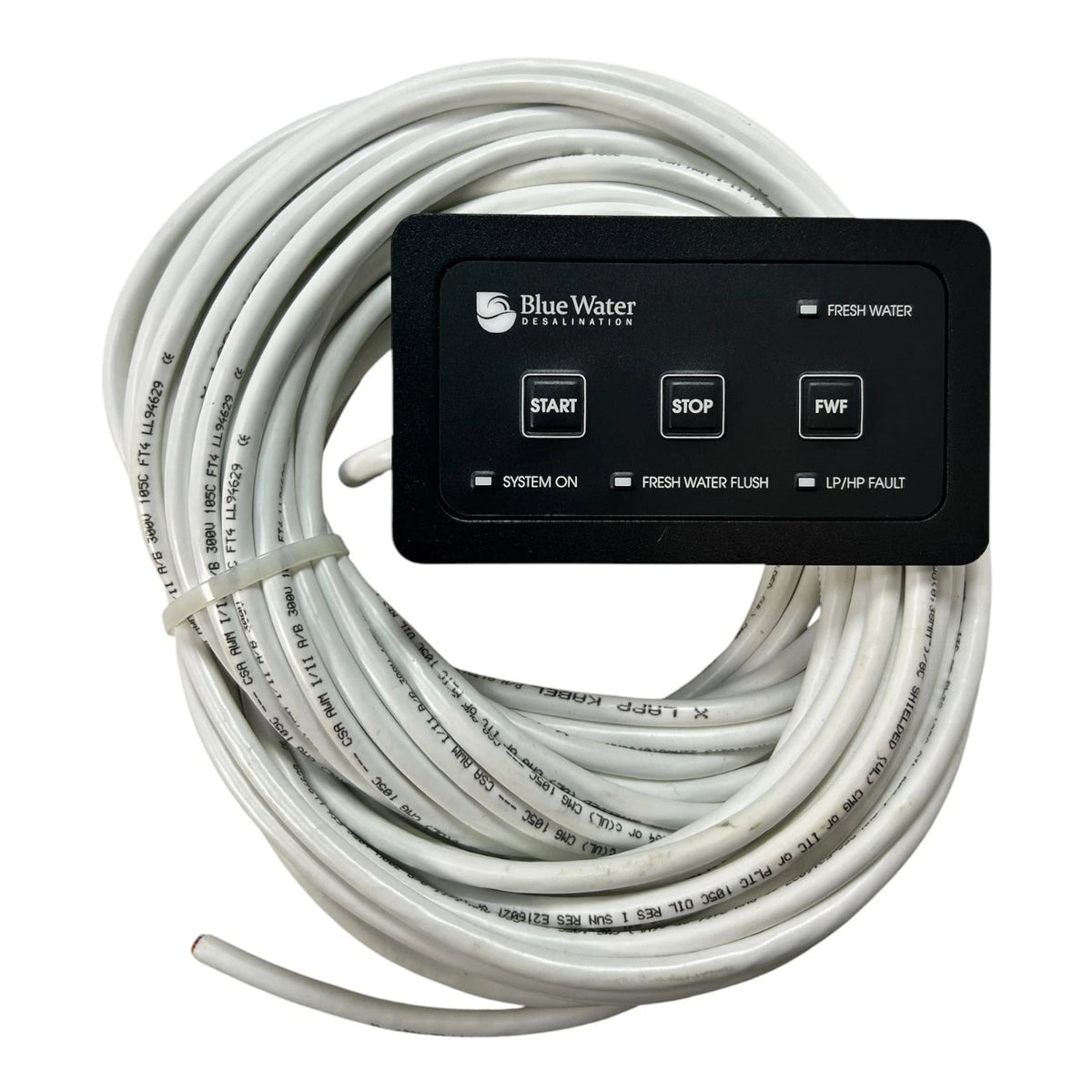 Blue Water EC1001, Express XT Desalination Touch Pad Remote with 45FT Cable OEM
