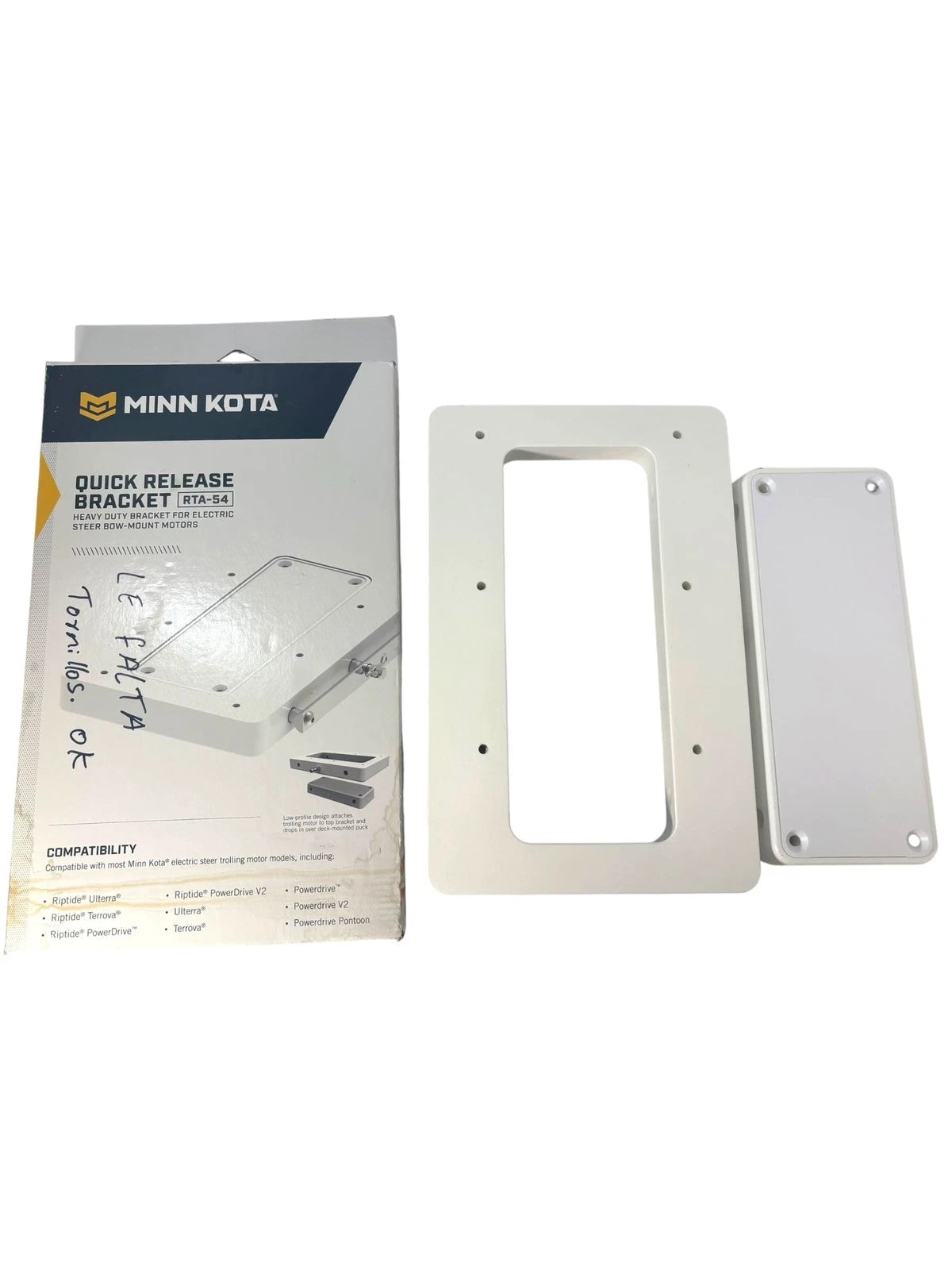 Minn Kota RTA-54 , Quick Release Inner and Outer Plate (missing Hardware)