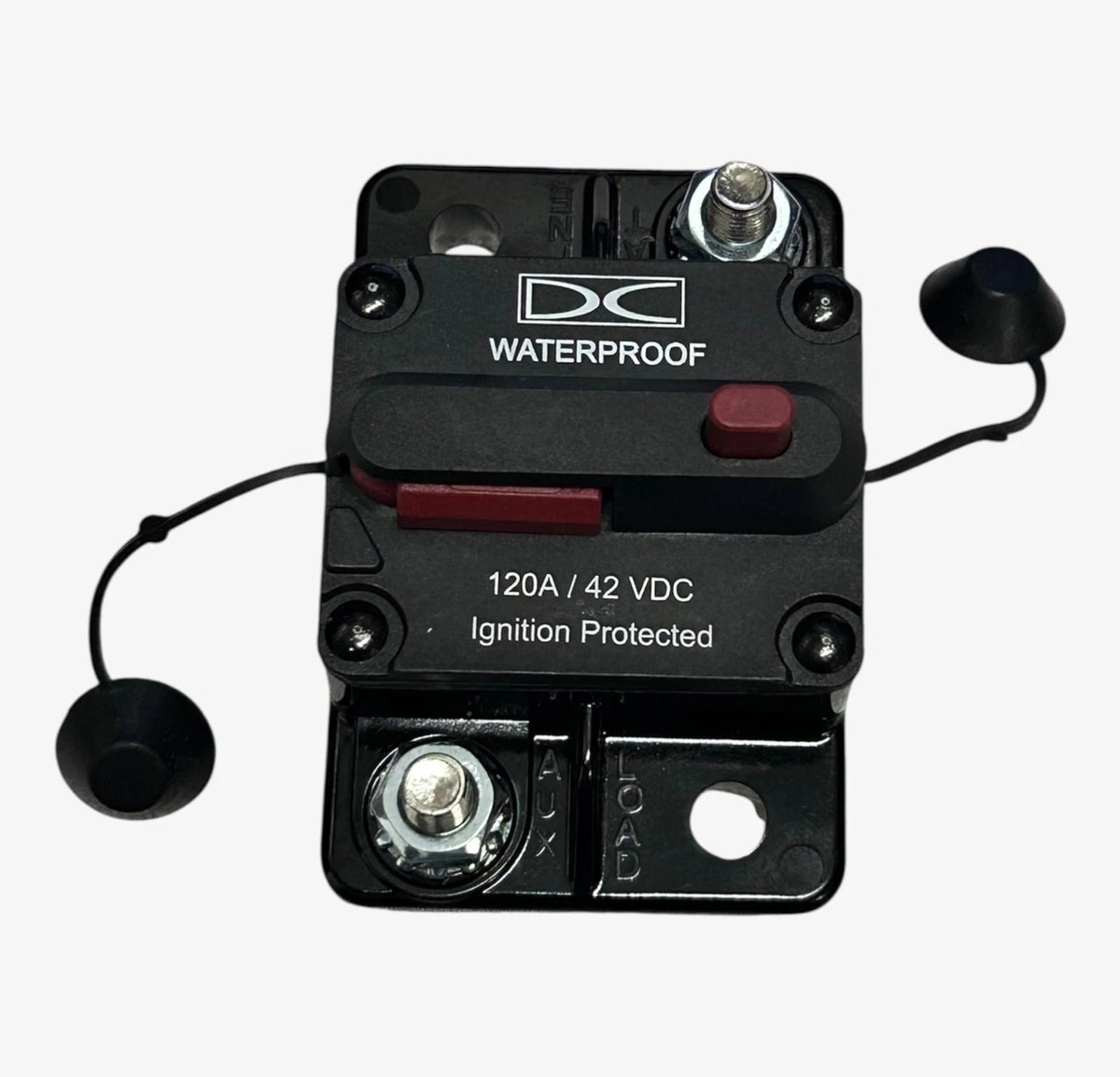 DC Water Proof, Ignition Protected 120A / 42 VDC Circuit Breaker