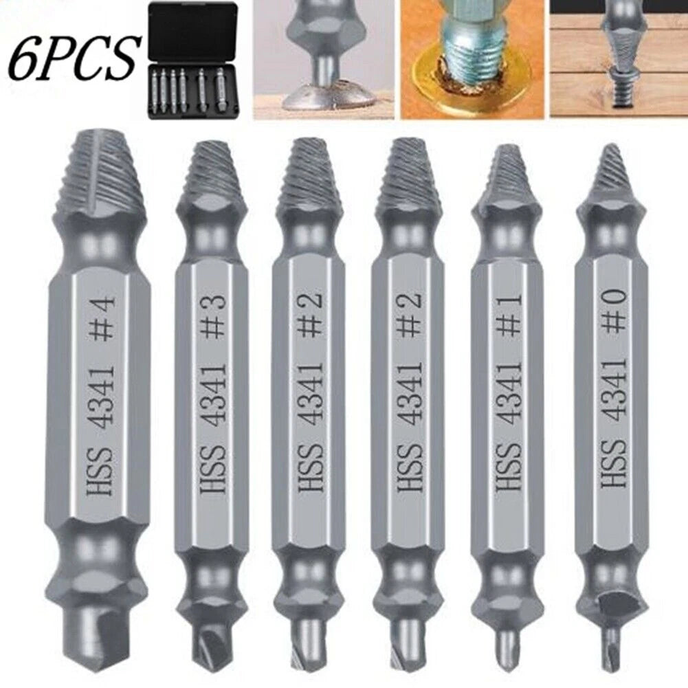 Extractor Set Extractor Bolt Stud Remover Damaged Screw Drills Tools Kit