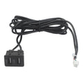 Car Navigation 6 Pin to USB Panel Dual USB for Port with Audio Input Cable