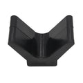 2 Inch Mounting Width Boat Trailer Black Molded Rubber V Bow Stop
