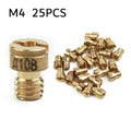 25x M4-Carburetor-Jets 55-115 for Puch Maxi/Bing/Hercules 4mm Jet Set