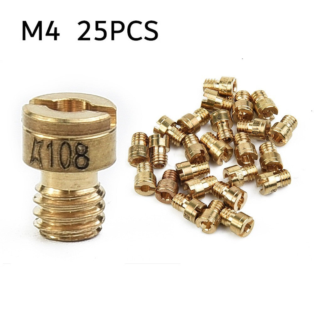 25x M4-Carburetor-Jets 55-115 for Puch Maxi/Bing/Hercules 4mm Jet Set