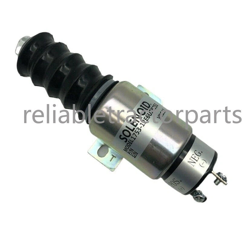 For Woodward 12V Fuel Shutdown Solenoid Valve Replace 1700-2563 1753-12E6U2B2S 1