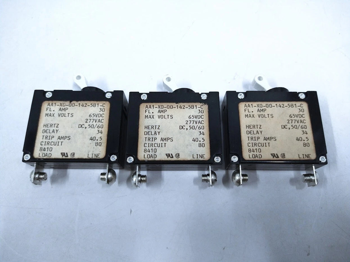 Carling Switch AA1-X0-142-5B1 -c, Circuit Breaker Switch 30 Amp - 3 Pack