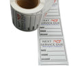 Oil Change Stickers 200 Pcs Next Service Due Reminder Sticker Roll Window Sticke