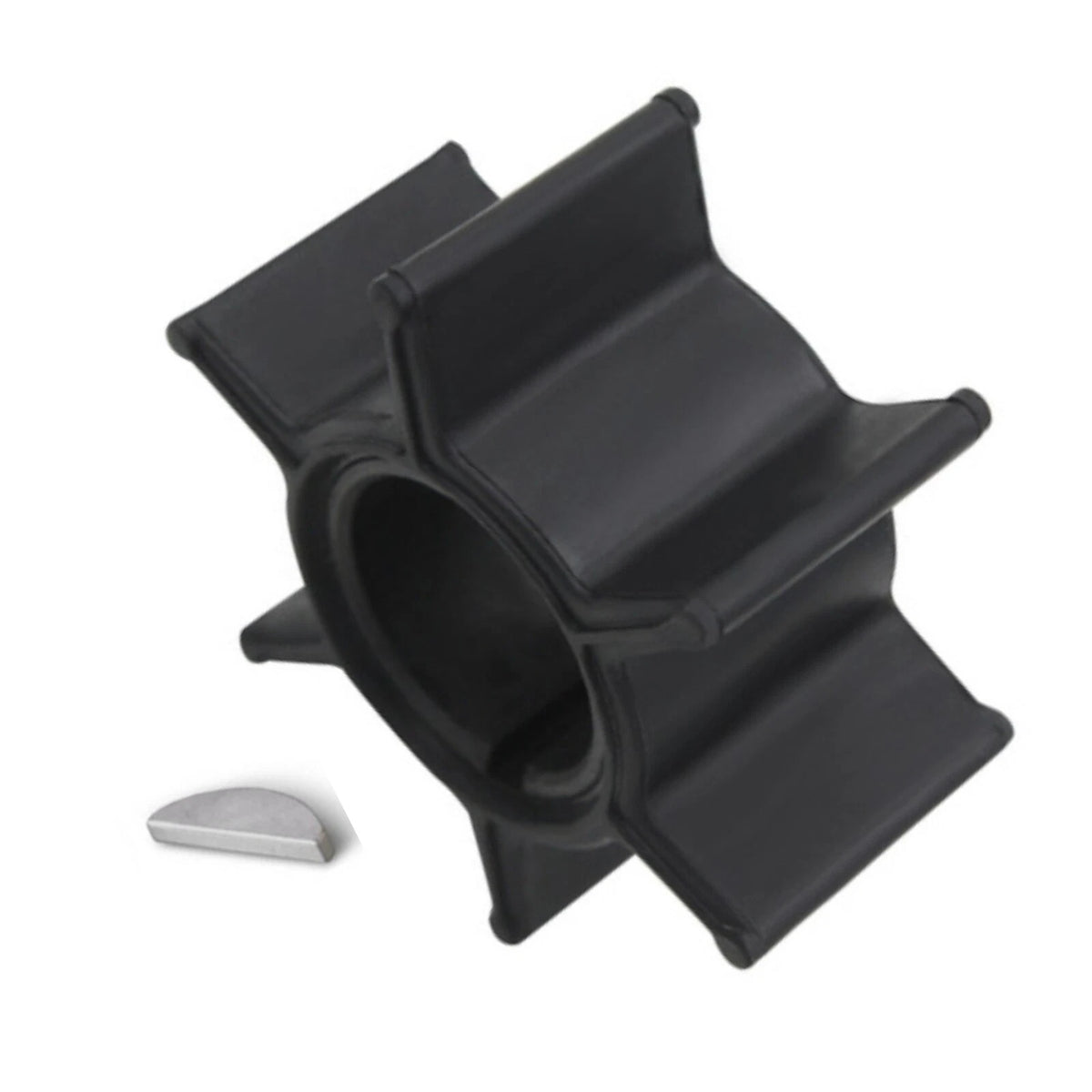 Tohatsu Nissan 345-650210 Water Pump Impeller with Key for 25/30/35/40 HP Outboard