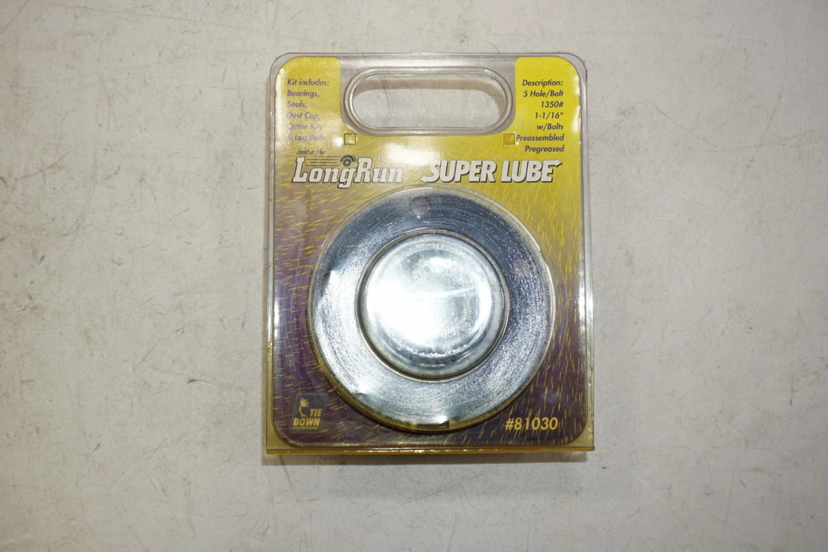 Tie Down 81030 Super Lube Replacement 5 Lug Marine Trailer Wheel Hub Kit *