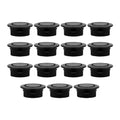 20pcs Rear Bumper Sensor Hole Cover Black Decorative for Vehicle Upgrade