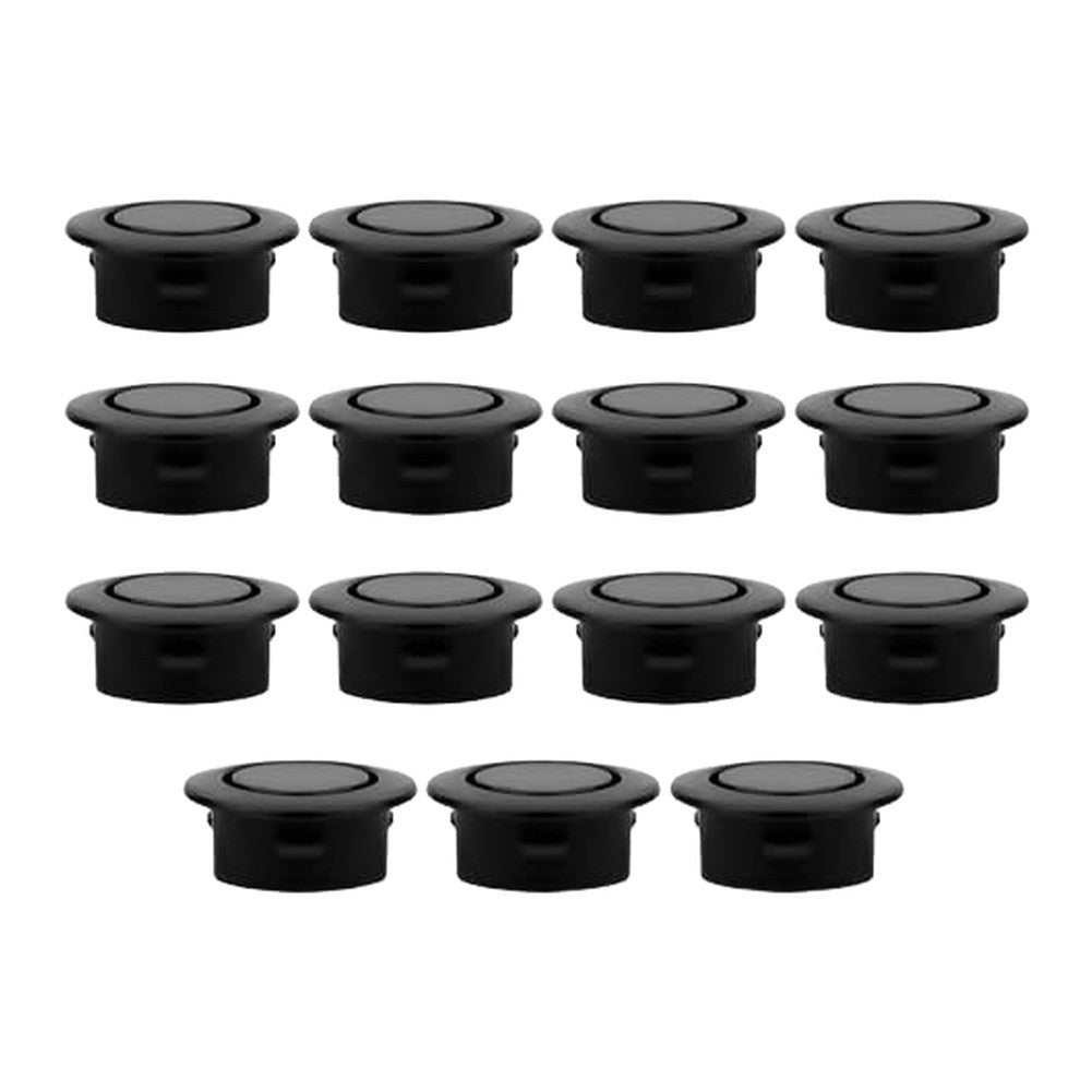 20pcs Rear Bumper Sensor Hole Cover Black Decorative for Vehicle Upgrade