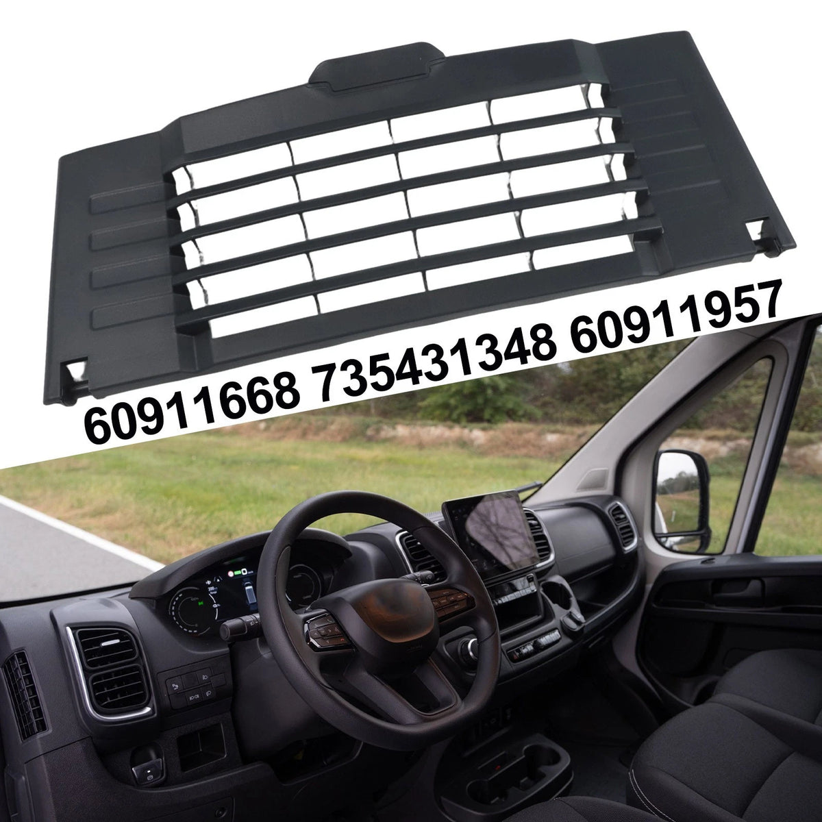 Aerodynamic Front Seat Covers for Fiat Ducato for Relay for Boxer Vehicles