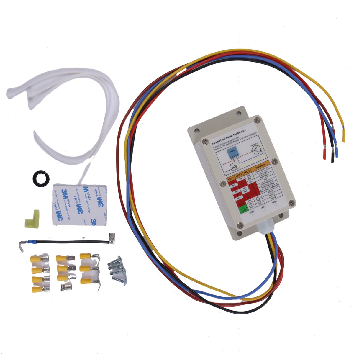 364 High Performance Soft Starter Kit ASY-364-X20-IP for All RV A/C Applications