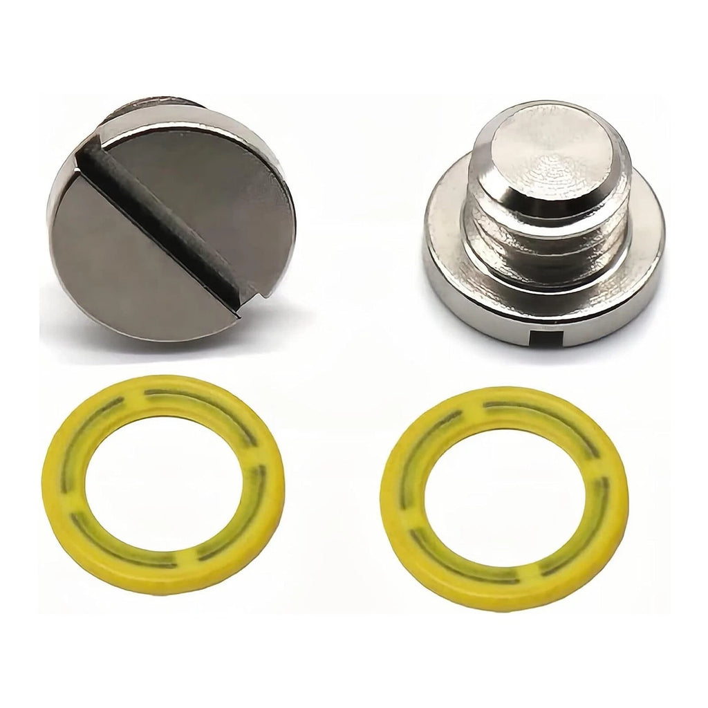 2X Lower Unit Drain Plug Gearcase Screw for Mercury (18-2244, 10-79953A2, 10-79953Q2)